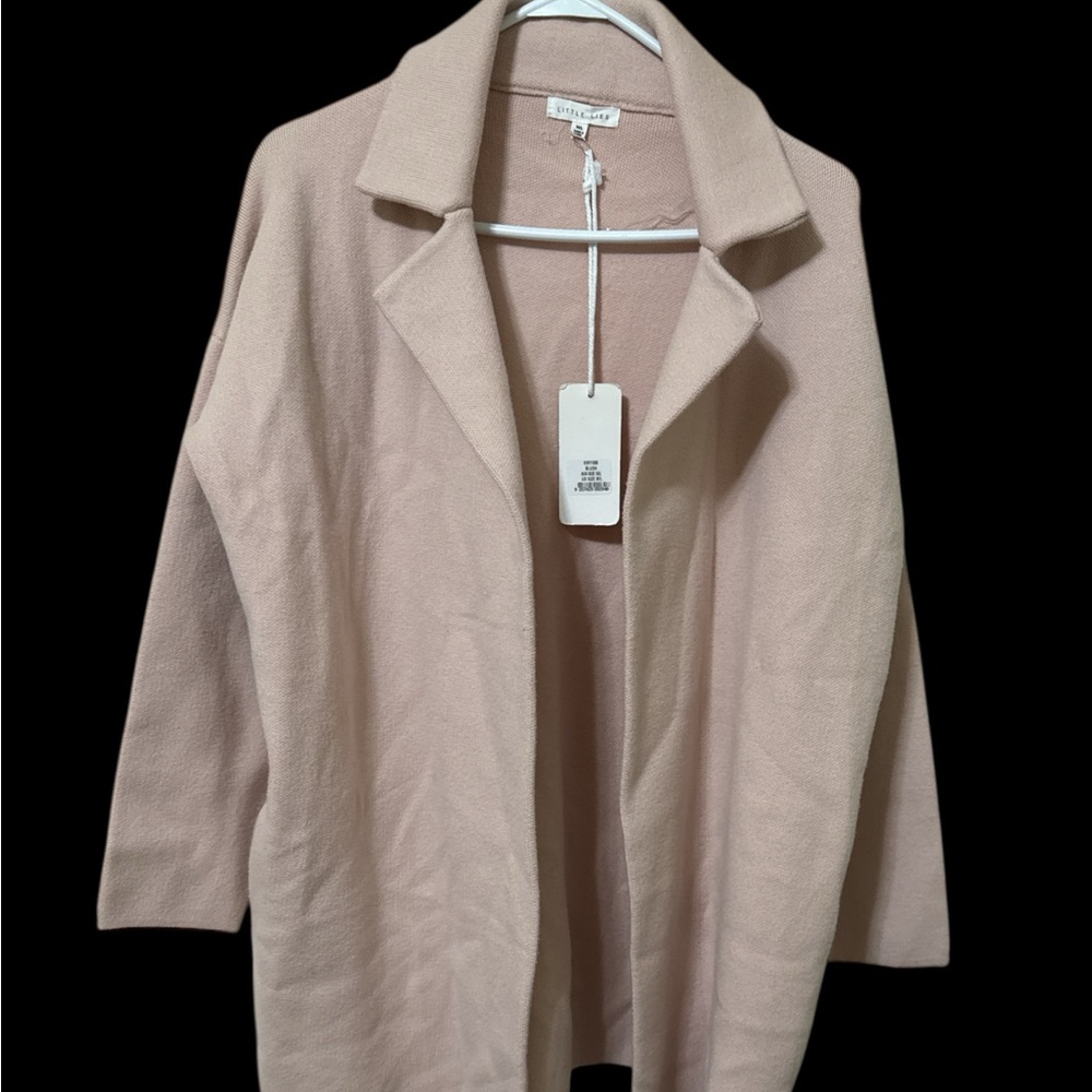 Elegant Blush Pink Coat by Little Lies